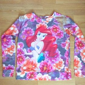 Disney The Little Mermaid Floral Long Sleeve